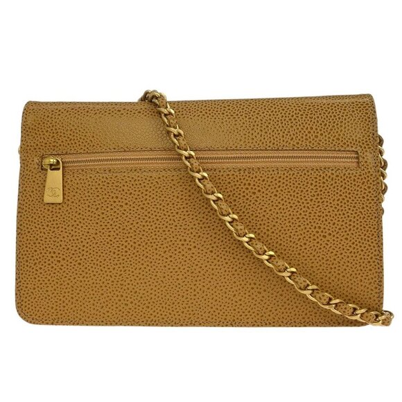 Chanel Beige Calfskin Timeless WOC Wallet on Chain Shoulder Bag 134891 - Picture 2 of 7